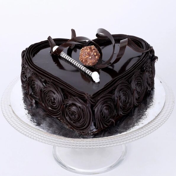 Giftnmore-Special Floral Chocolate Cake