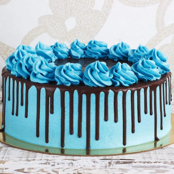 Giftnmore-Designer Chocolate Cream Cake 1
