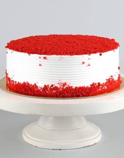 Giftnmore-Red Velvet Fresh Cream Cake 1
