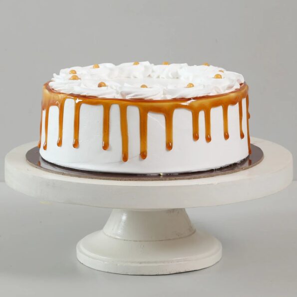 Giftnmore-Crunchy Butterscotch Cream Cake 2