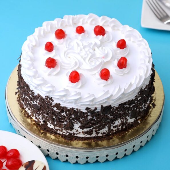 Giftnmore-Cream & Cherry Black Forest Cake