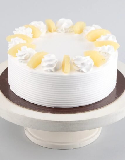 Giftnmore-Pineapple Round Cake 1