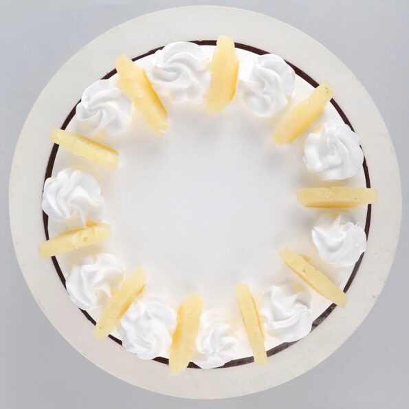 Giftnmore-Pineapple Round Cake 4