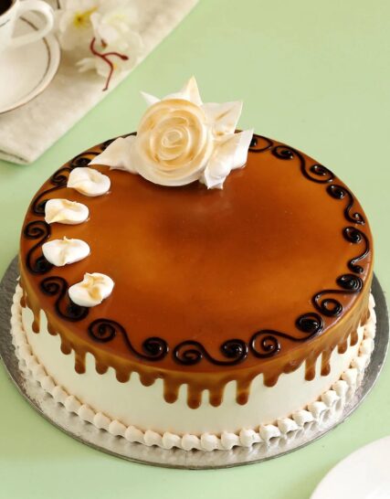 Giftnmore-Delicious Caramel Cake