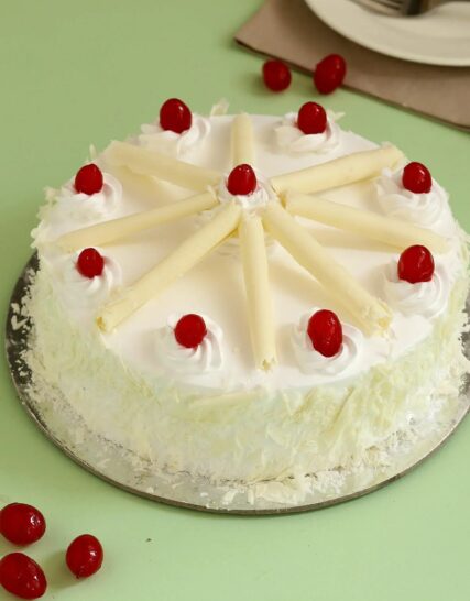 Giftnmore-White Forest Cherry Cake