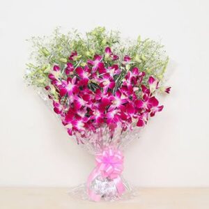 Giftnmore-Purple Orchid Bouquet